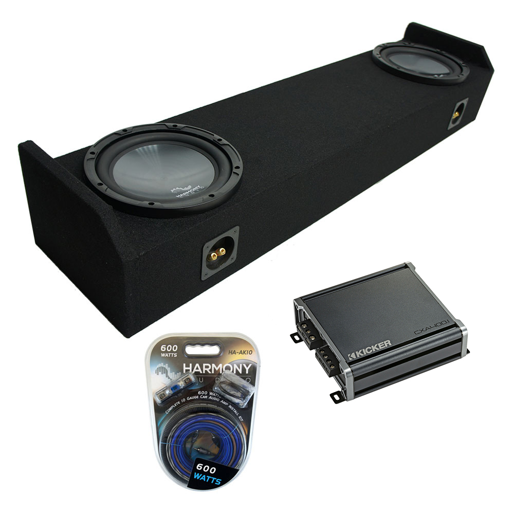 10 & ❝Harmony❞ COMPLETE BOX 2006-2014 Honda Ridgeline Truck Harmony R104 Dual 10 Sub Box