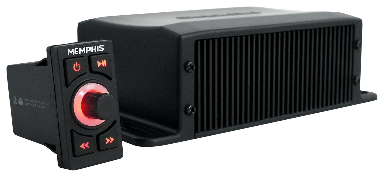 Memphis Audio SMC2A Headless Hideaway App Controlled Marine Car Stereo