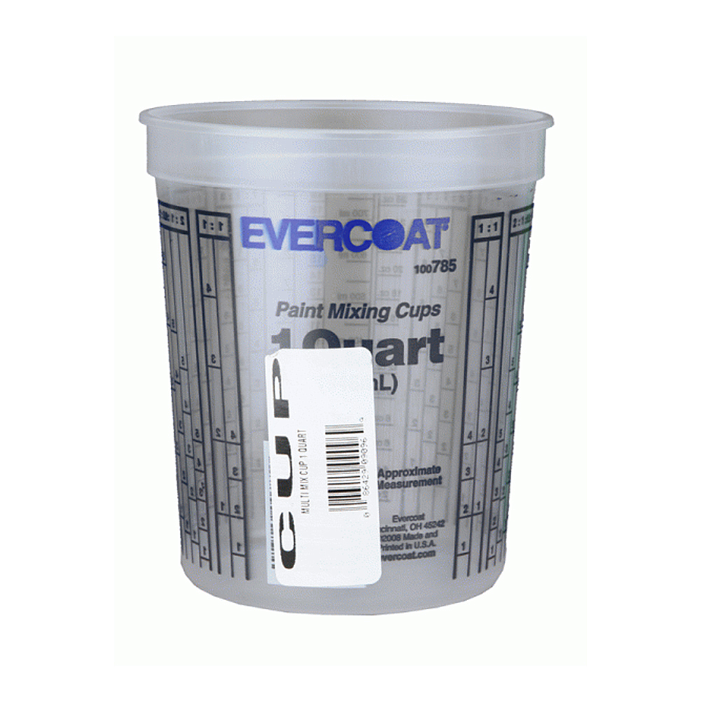 Install Bay CUP High Quality 1 Quart Marked Paint Mixing Cup Sold Per Piece