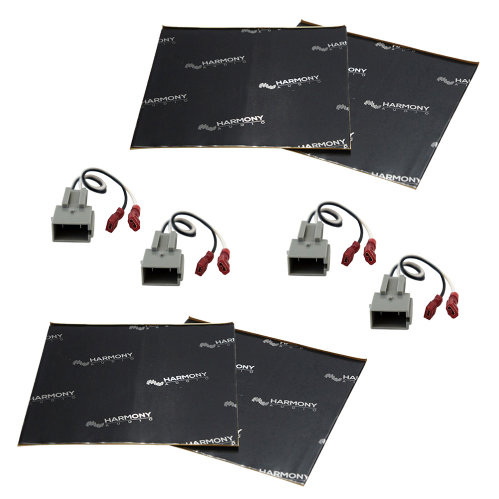 Harmony Audio (2) HA725512 Factory Speaker Replacement Harness Bundle