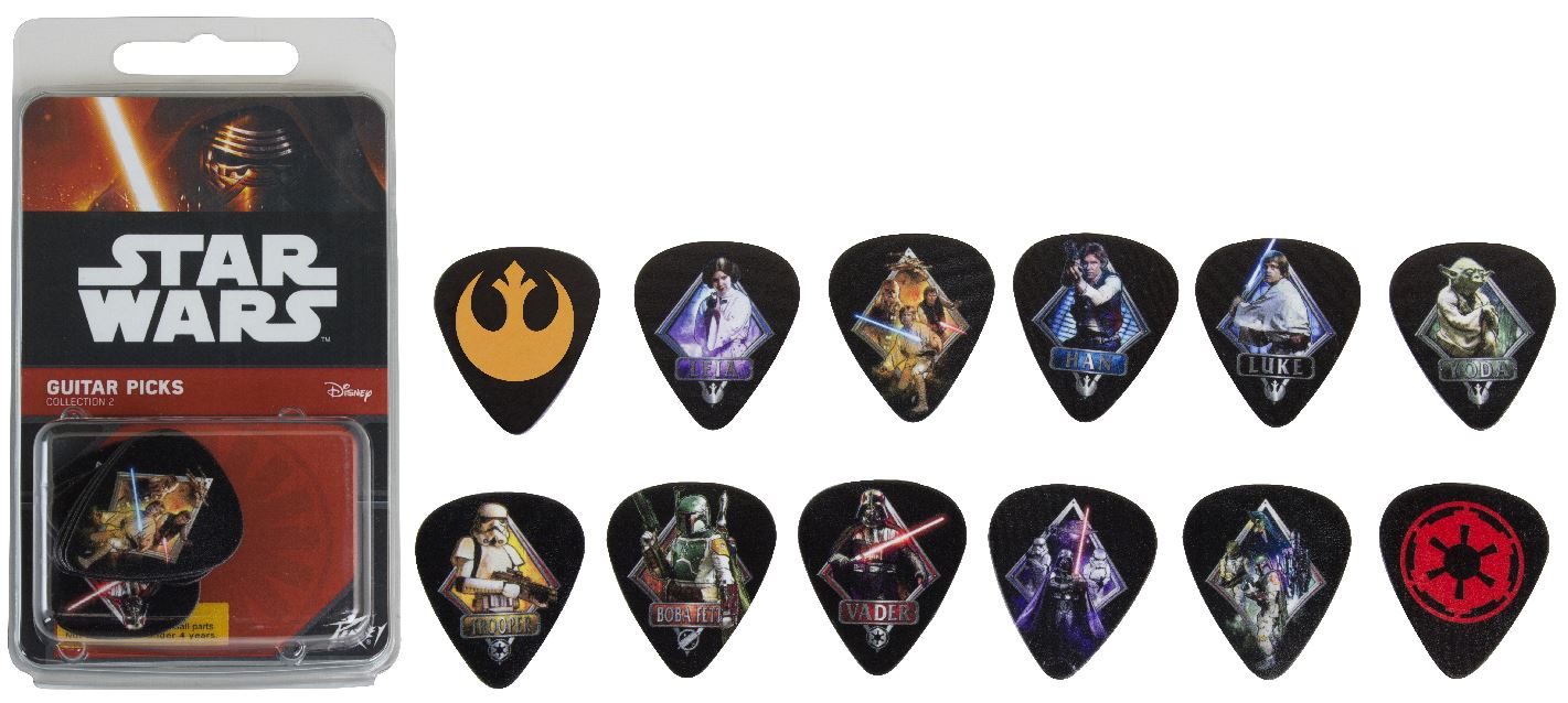 Peavey Star Wars Classic Pick Pack 2 Characters 12 Pack Acoustic or