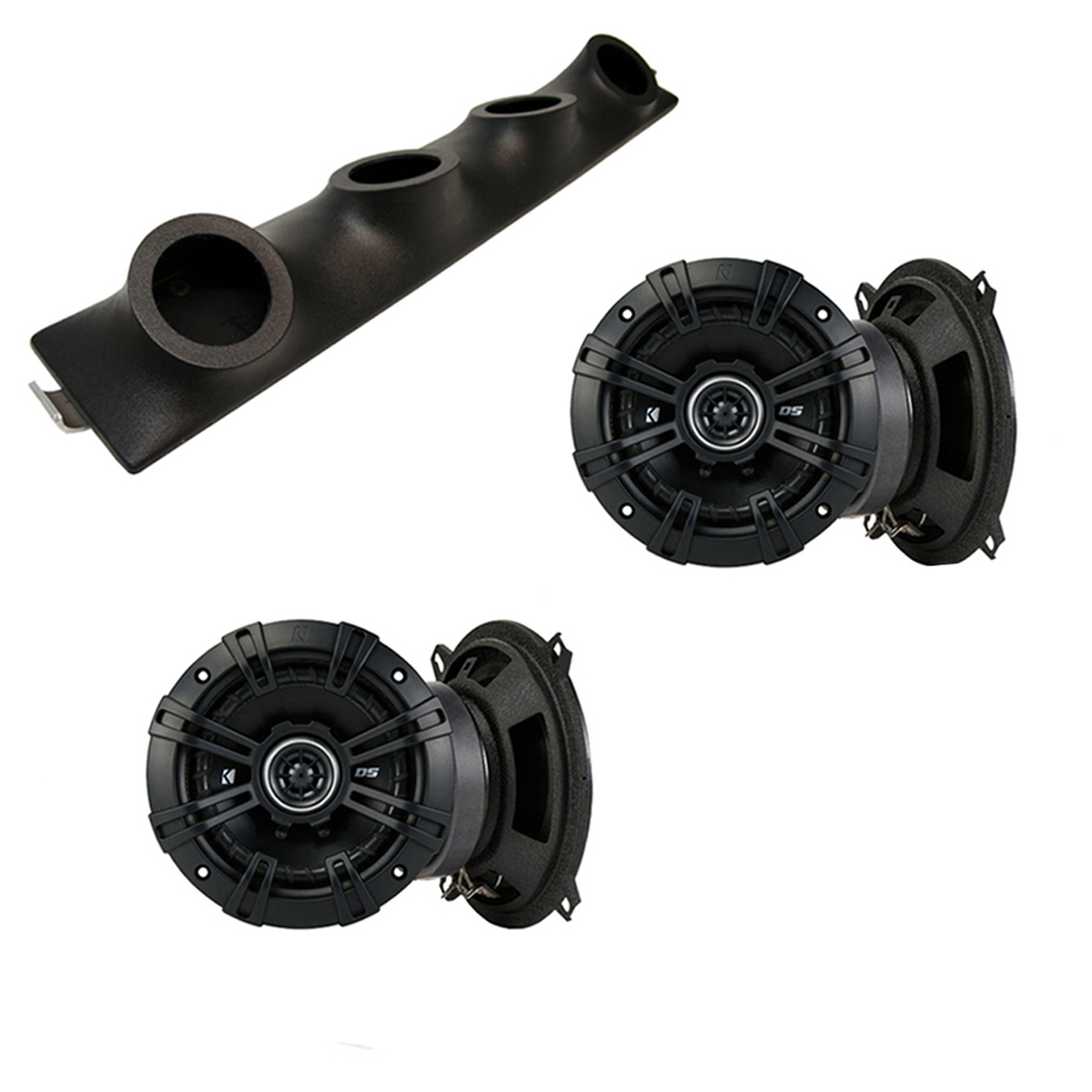 Jeep Wrangler YJ TJ JK Kicker System DSC50 Custom Quad (4) 5 1/4" Speakers Power Sports UTV Pod