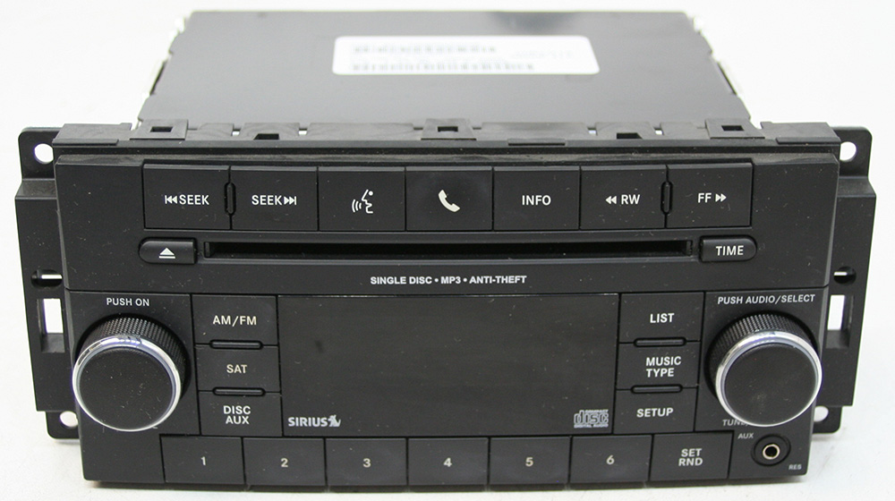 Jeep Compass 20112012 Factory AM/FM Stereo Sirius Ready MP3 CD Player