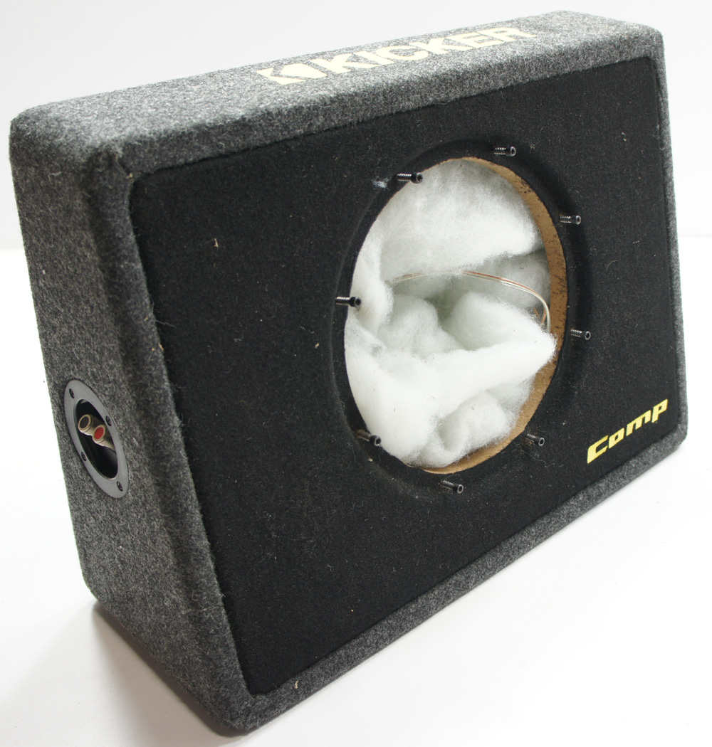 Kicker 40TCWS10 Car Audio Empty Single 10" Ported Truck Sub Box