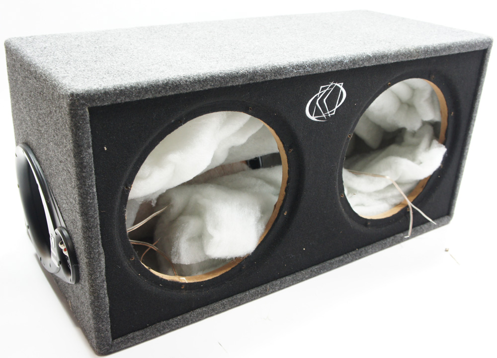 kicker subwoofer box empty