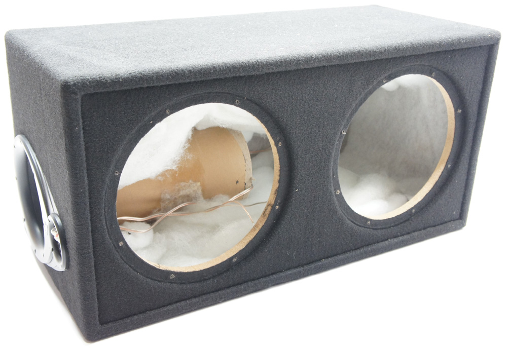 kicker subwoofer box empty
