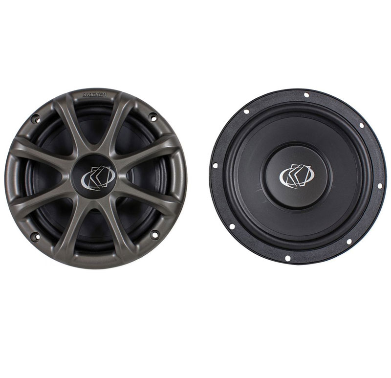 Kicker 11KM6500 Marine Audio 6 1/2" Midbass Speaker Pair Wakeboard Tower Boat Speakers KM6500