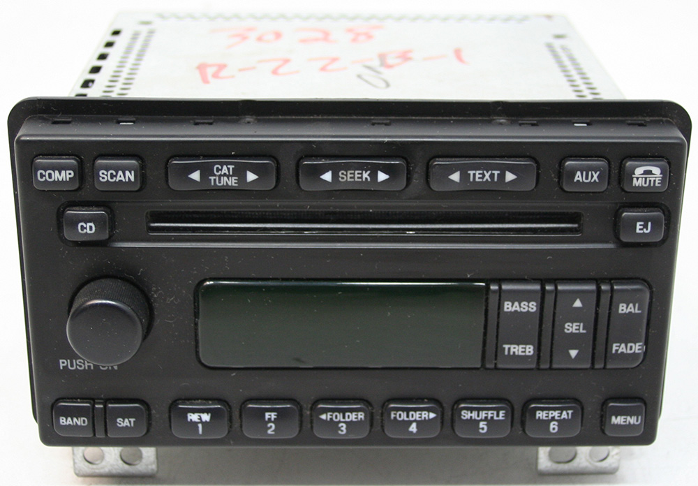 Mercury Mountaineer 2005 Factory AM/FM Stereo 6 Disc Changer MP3 CD