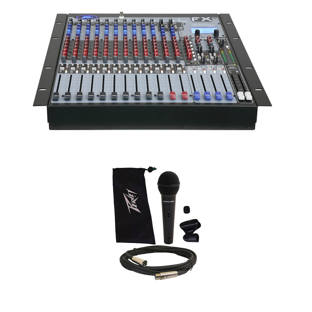 Peavey FX 2 16 Pro Audio 16 Channel Effects Console Rack Mixer & PVi