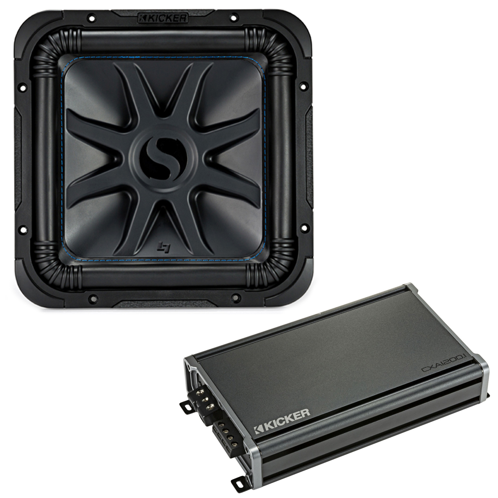 Final 2 Ohm Universal Car Stereo Hatchback Sealed Dual 15 Kicker Comp C15 Sub Box Enclosure