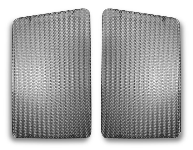 Cycle Sounds 44050230 Bagger Audio Single Lids Replacement Raw Metal