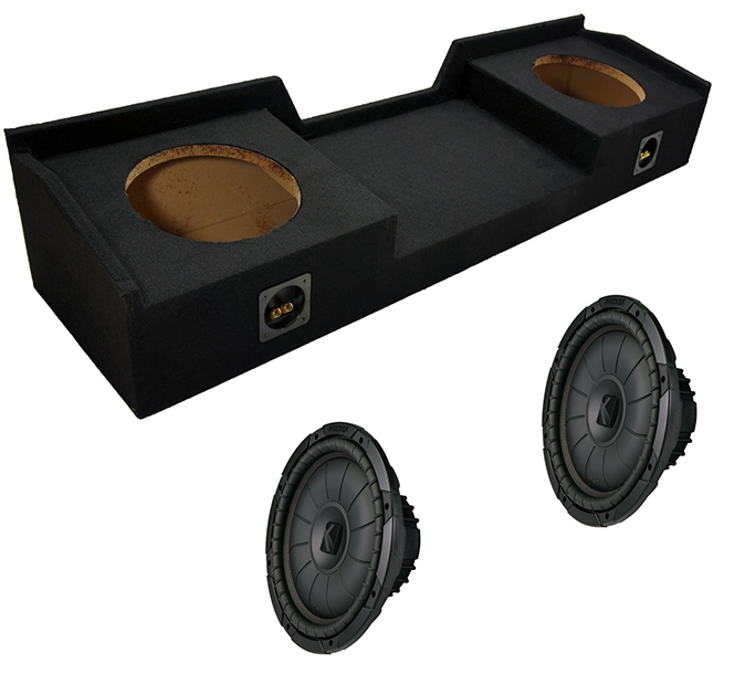 Harmony Audio System Harmony Audio Jeep Wrangler Sound System - Dual 12" Subwoofer Box & 800W Amp Bundle Dual Subwoofer System