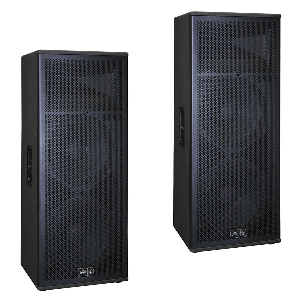 2) Peavey SP 4 Pro Audio DJ Passive 4000W Dual 15