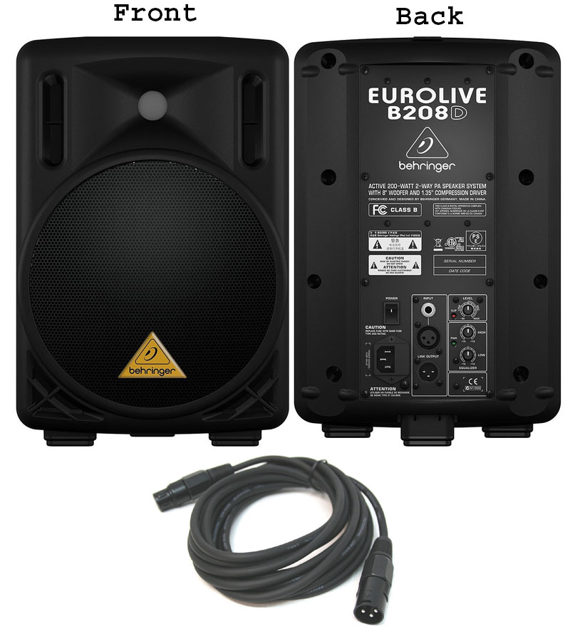 behringer 200 watt speaker