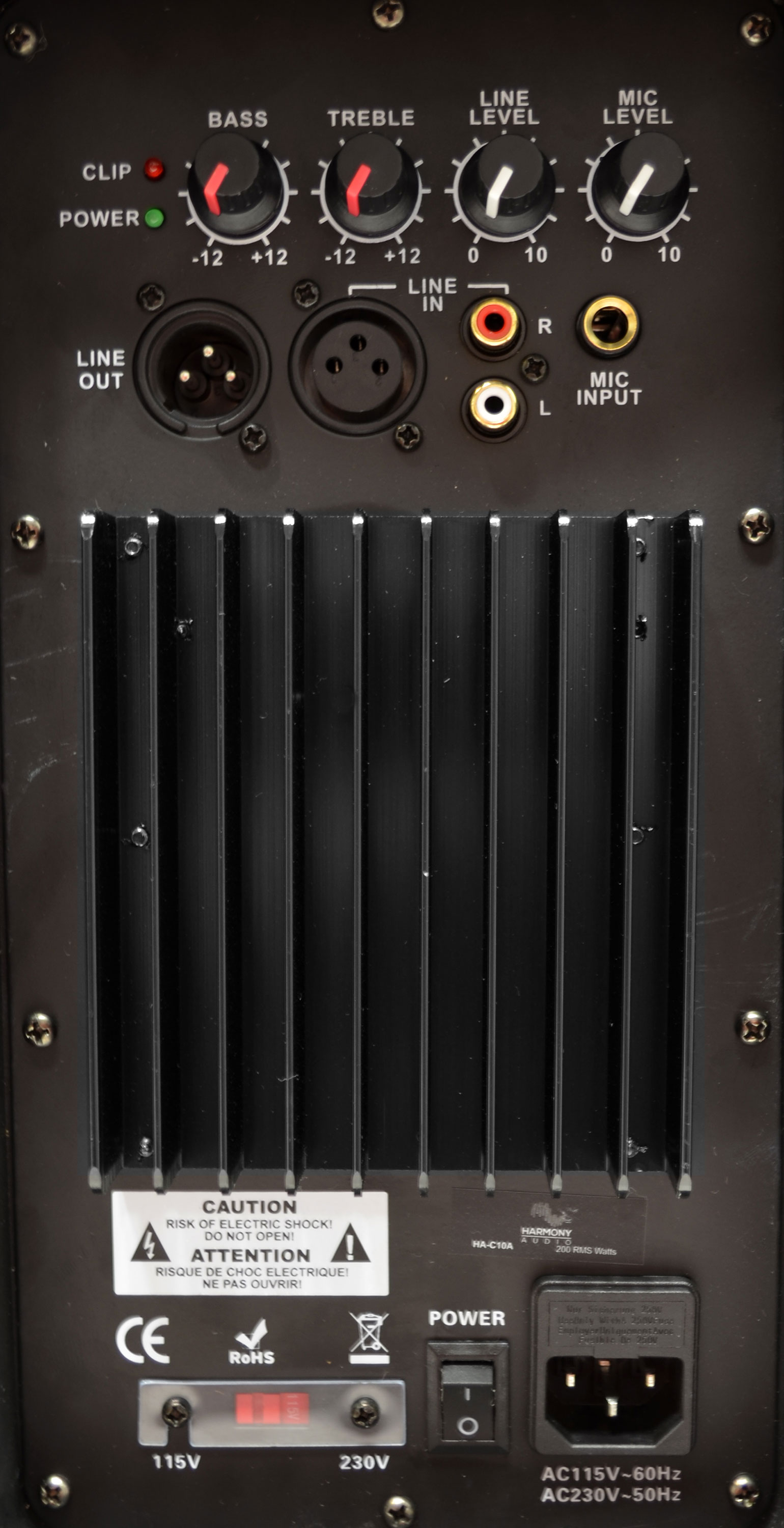 shs audio pa speakers