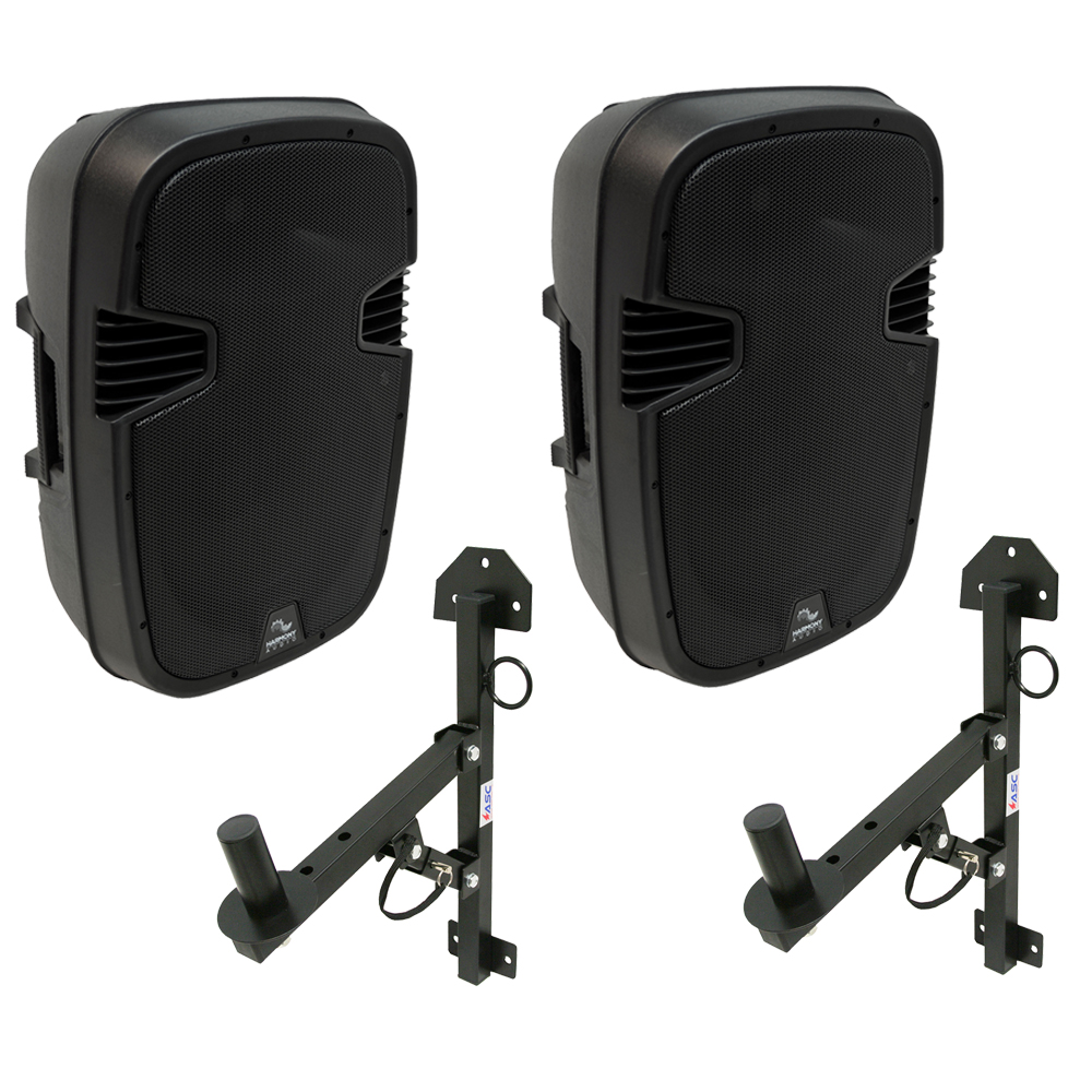 bluetooth powered pa speakers