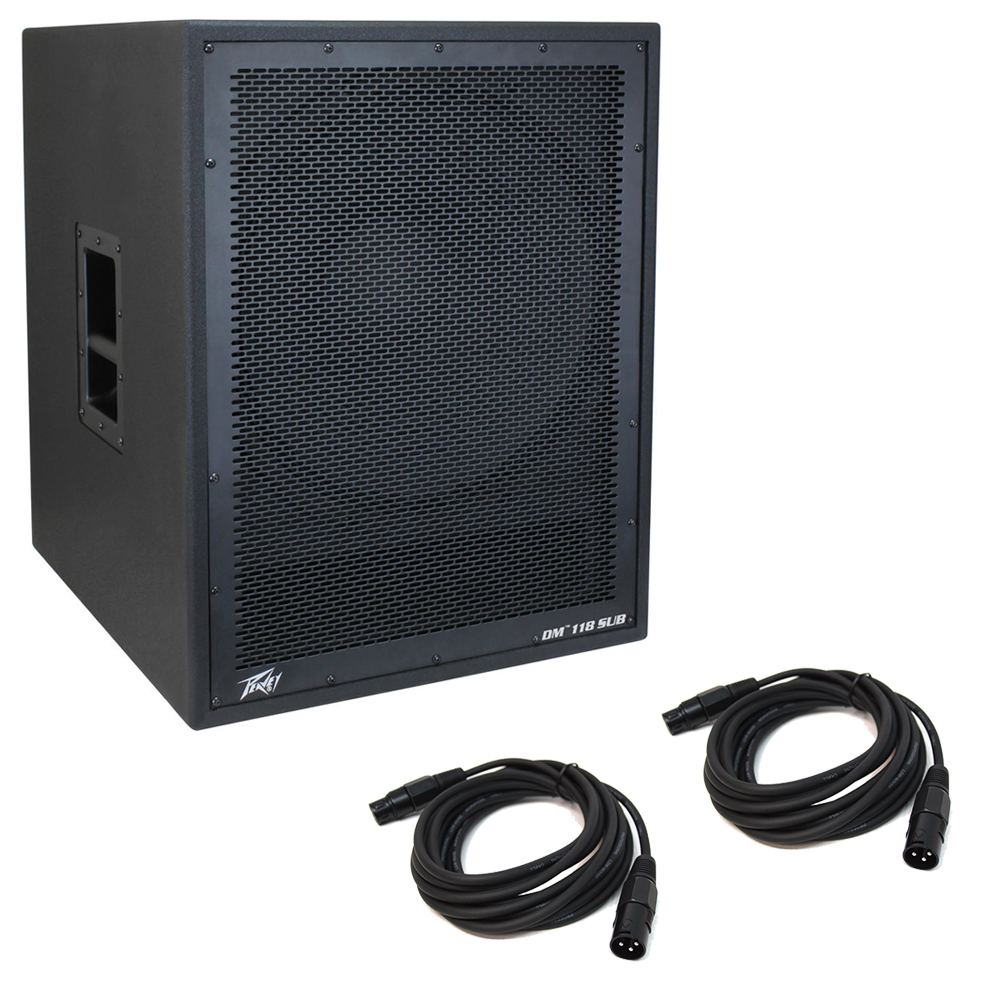 Peavey DM 118 SUB Pro DJ Dark Matter 18" Powered 800W Sub Subwoofer