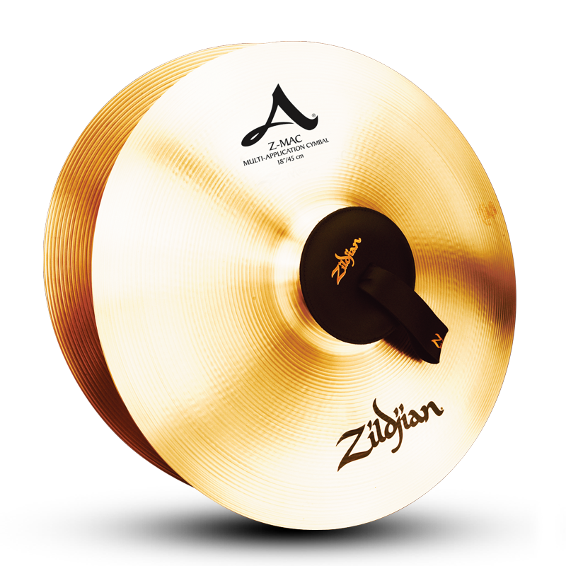 Zildjian A0477 18" A Zildjian ZMac Pair Cast Bronze Band & Orchestral