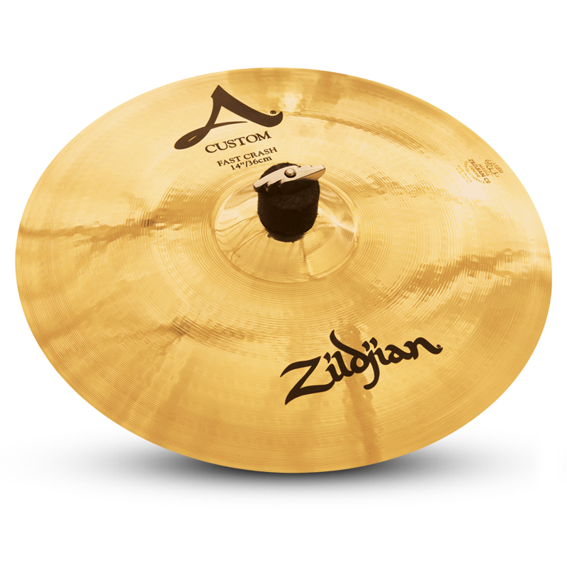 Zildjian A20536 14" A Custom Fast Crash Cast Bronze Cymbal with Mid to High Pitch ZIL12A20536