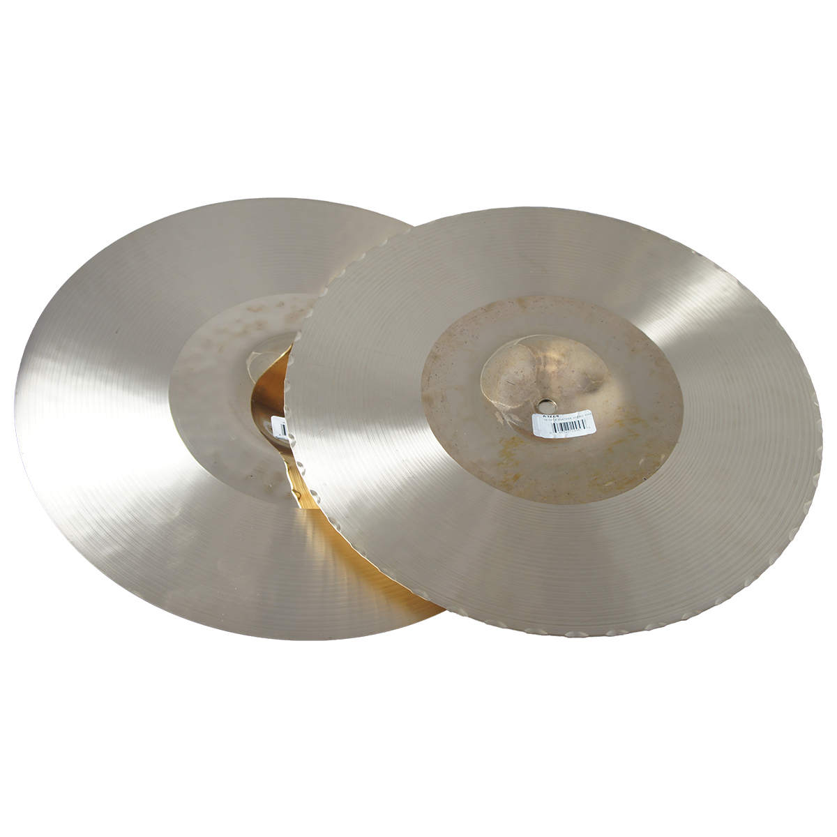 Zildjian 14 1/4" K Custom Series Hybrid Hi Hat Pair Drumset Cast Bronze Cymbals with Solid Chick