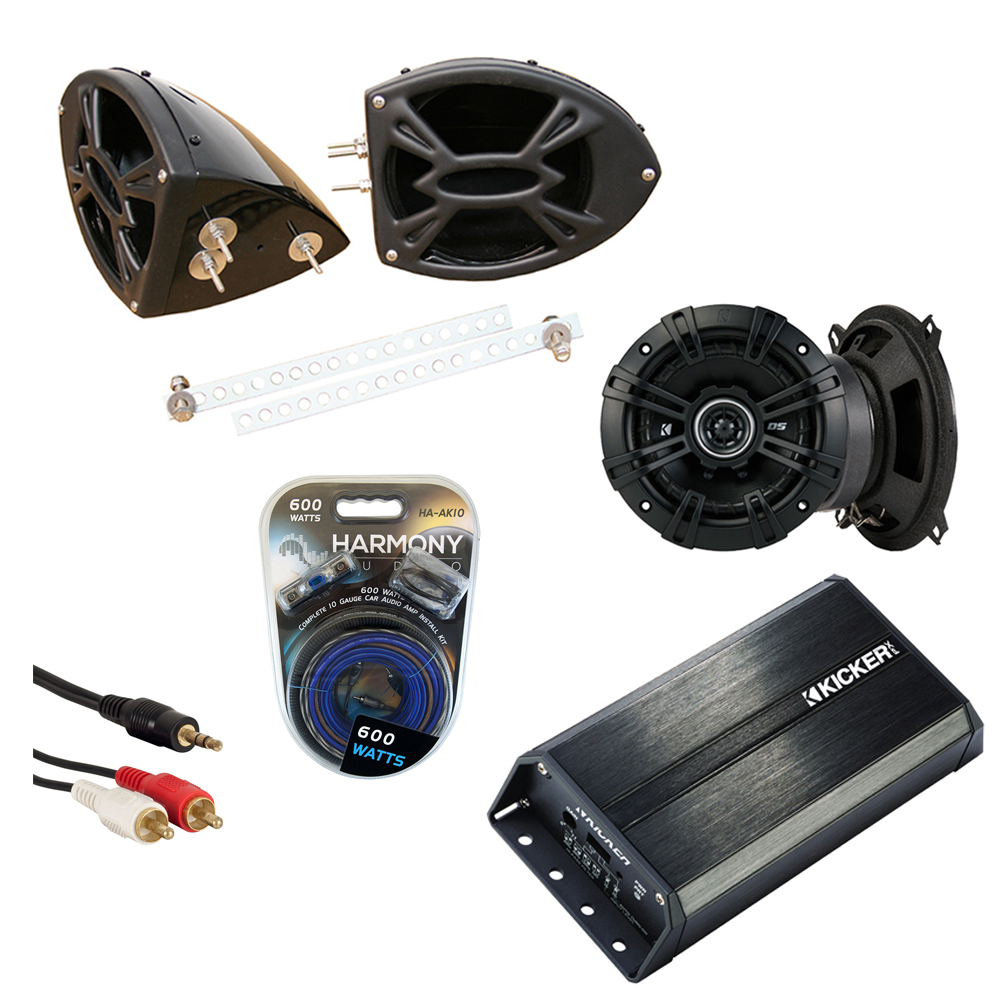 Polaris PWC Marine Kicker System DSC50 Custom 5 1/4" Gloss Black