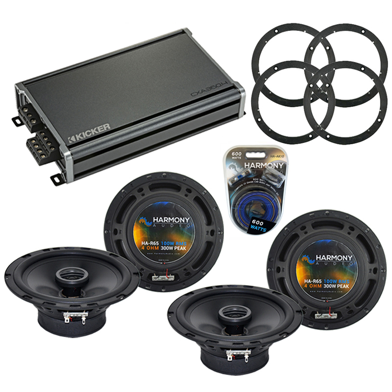 10 & ❝Harmony❞ COMPLETE BOX Fits Pontiac Torrent 2006-2006 Speaker Upgrade Harmony (2) R65