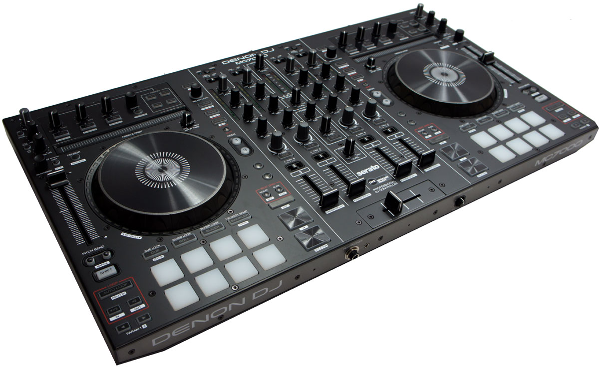 Denon MC7000 Pro DJ Controller 4 Channel Serato Digital Mixer Dual USB