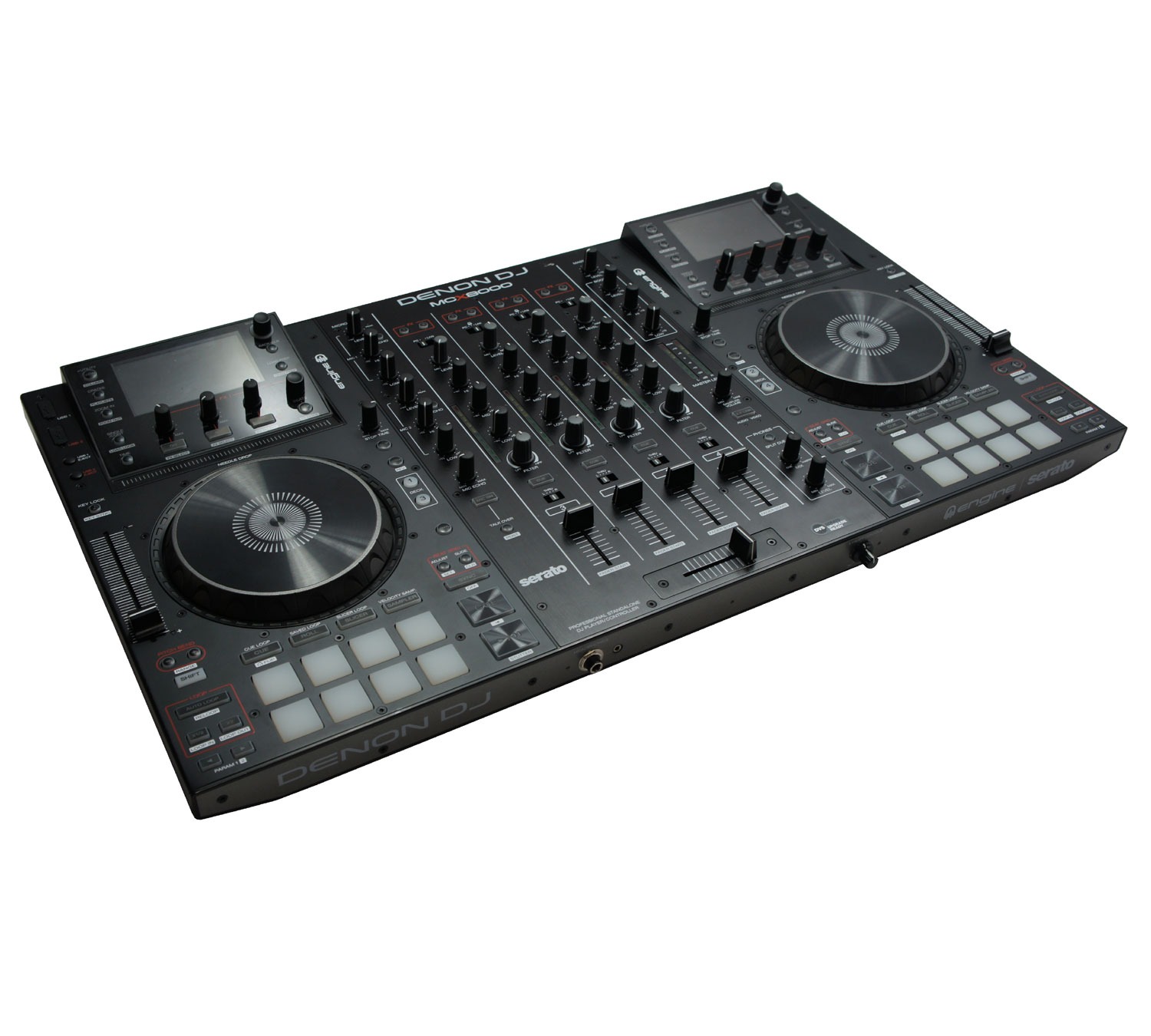 Denon MCX8000 DJ Serato 4 Deck Controller with USB Drives & DJ Engine Like New DEMO19MCX8000