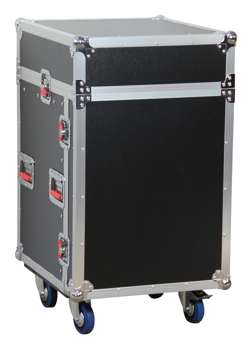 Gator Cases GTOUR 10X12 ATA Wood Flight RACK CASE 10U Slant Top & 12U