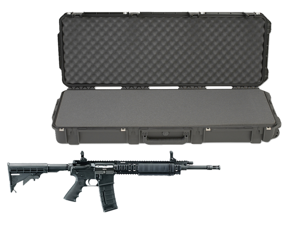 SKB 3I42145BL Waterproof Plastic 42.5" Case for Ruger AR15 Style
