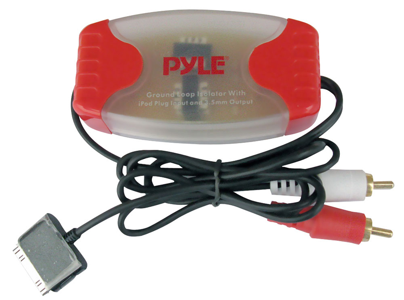 Pyle Car Audio PLDN38RI iPod Direct To RCA Stereo Audio Ground Loop Isolator/ Audio Line Driver
