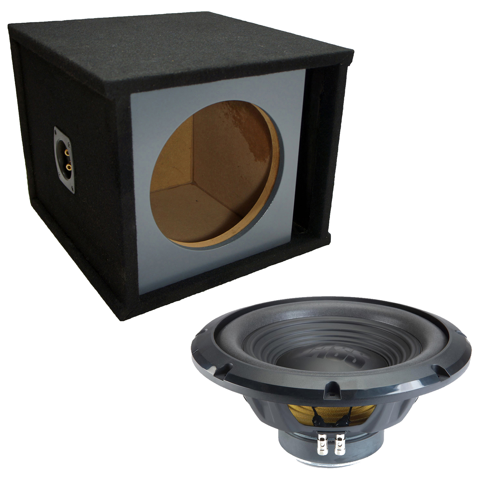 Alpine W12S4 BassLine 12 Inch Subwoofer Single Vented Paintable