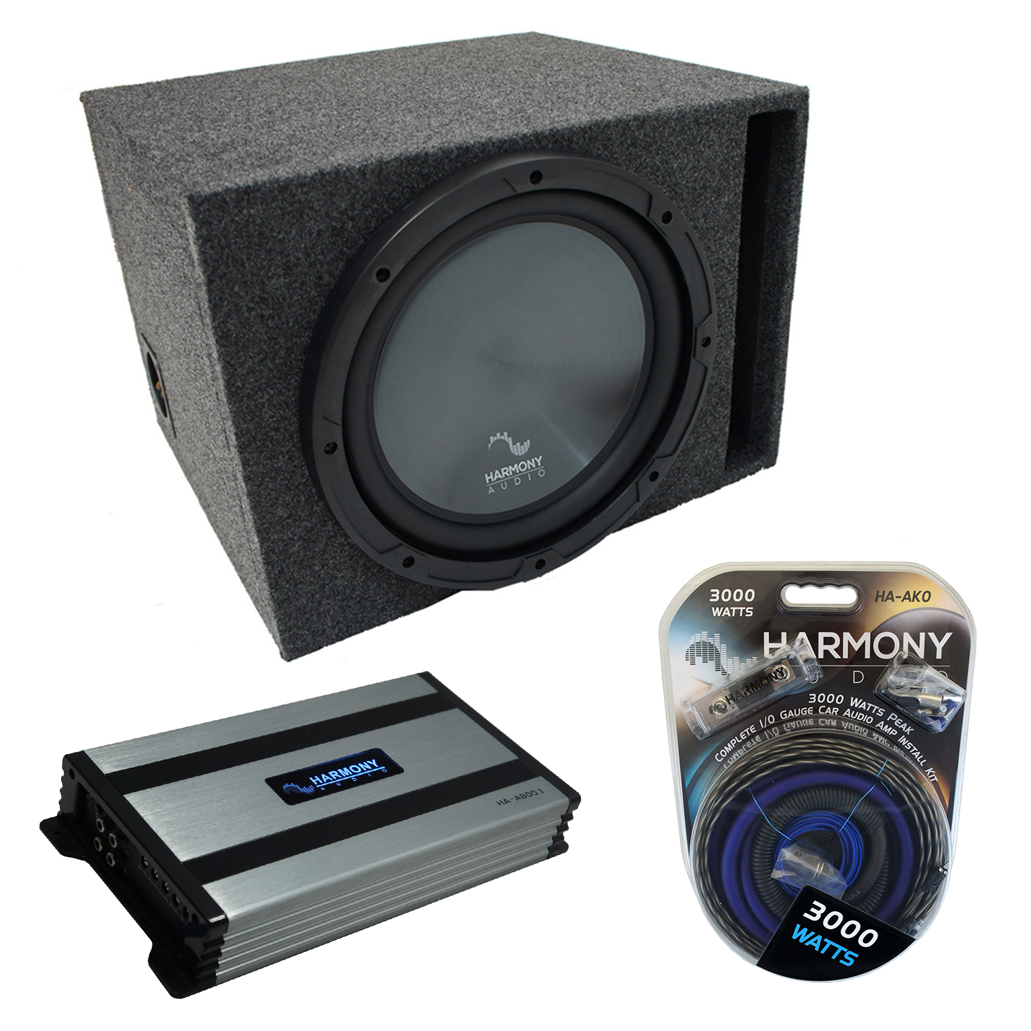 Universal Car Stereo Vented Port Single 15" Harmony Audio R154 Sub Box