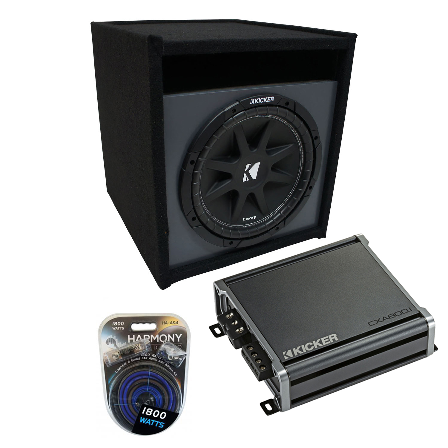 Universal Car Stereo Paintable Ported 15" Kicker Comp C15 Sub Box
