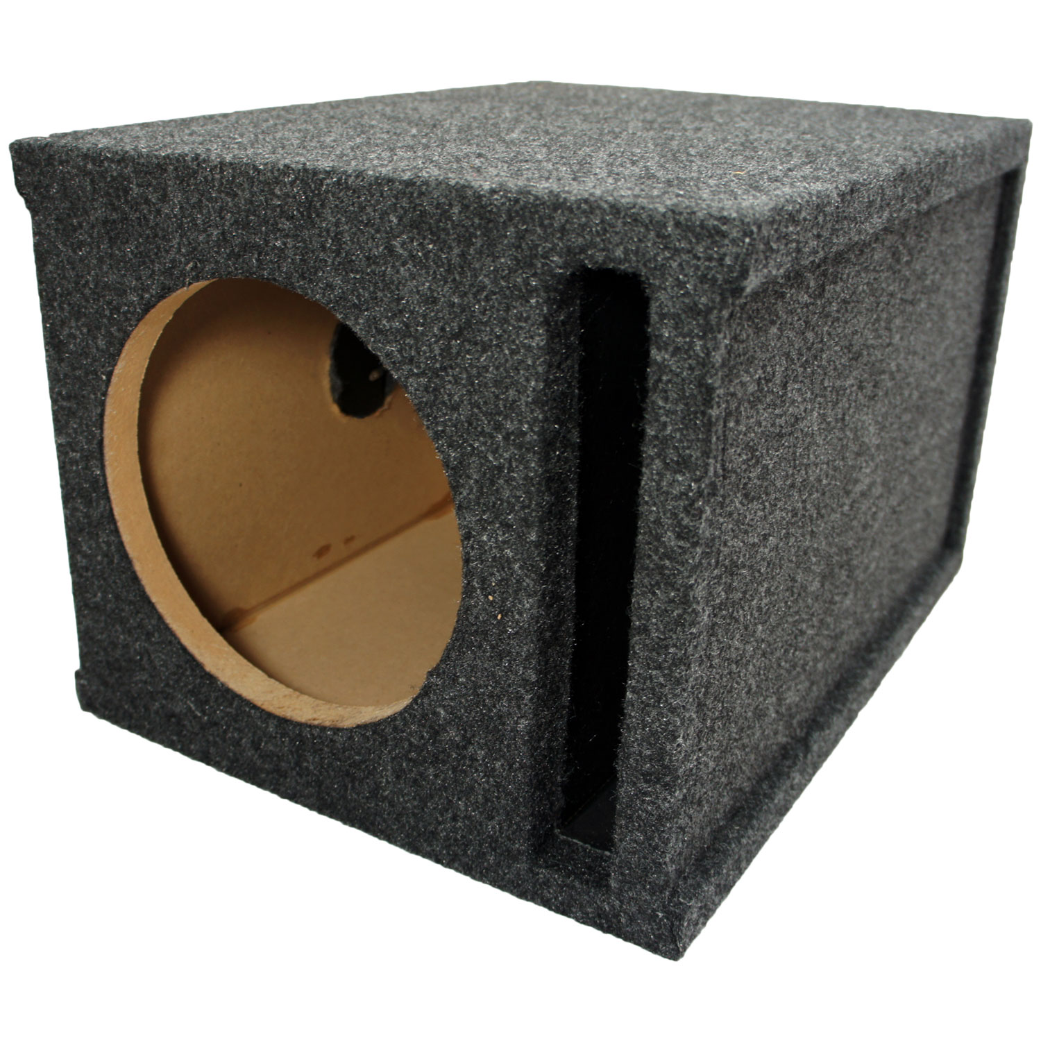 Car Audio Single 8" SPL Bass Subwoofer Labyrinth Vent Sub Box Stereo