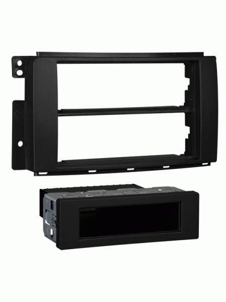 Metra 99-8714 Single DIN Installation Kit for 2008 Smart Fortwo Vehicles with Pocket