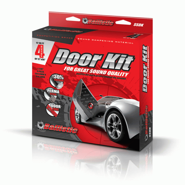 Ballistic SSDK 12 Sq Feet Coverage 4Pcs 12"x36" Ballistic Door Sound