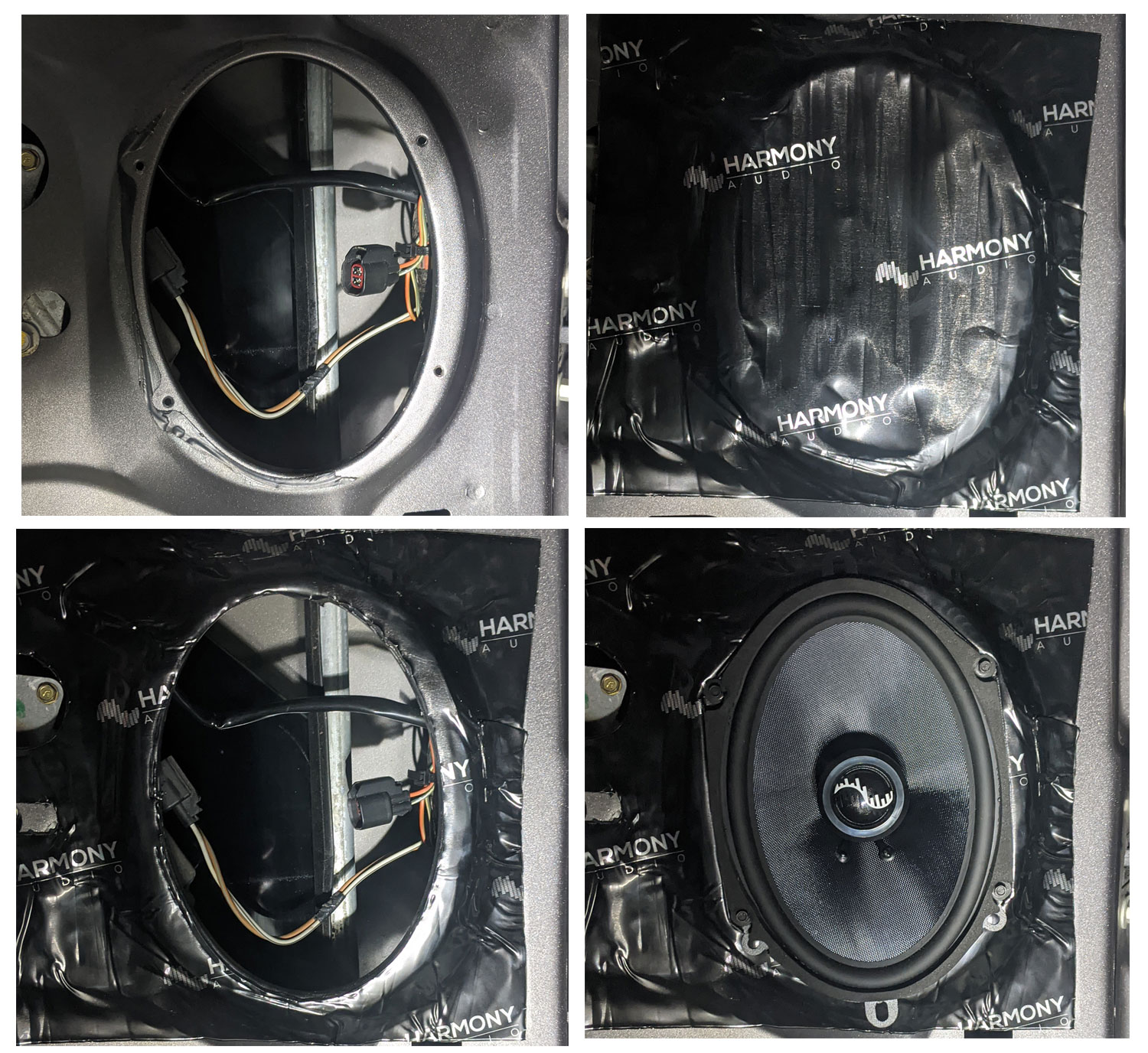 Harmony Audio HASDSK Car Sound Damping Dampening Speaker Kit (10" x 10