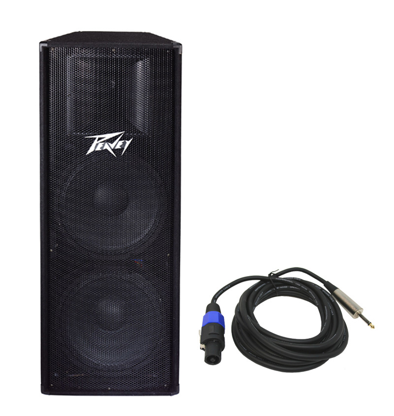 Peavey PV215 Pro Audio DJ Dual 15" Passive 1400 Watt Loud Speaker with