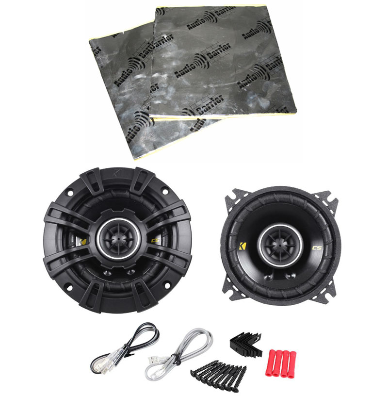 Kicker CS44 Car Stereo 4" Coaxial 150 Watt Full Range Pair Speakers
