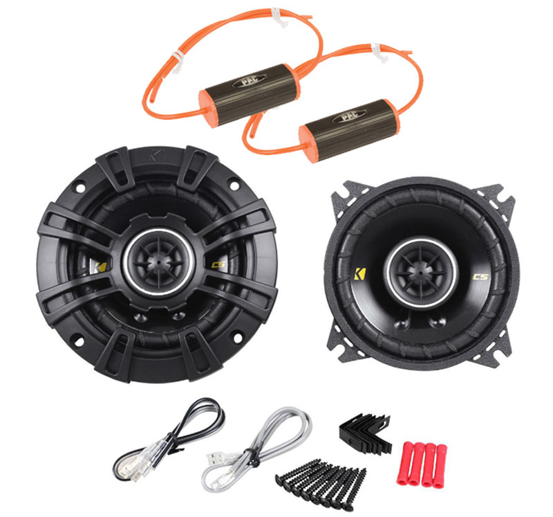 Kicker CS44 Car Stereo 4" Coaxial 150 Watt Full Range Pair Speakers
