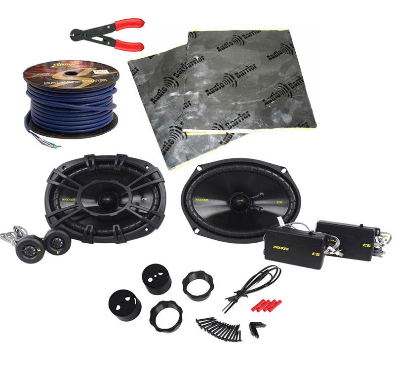 Kicker CSS694 Car Audio 6x9" Component 450 Watt Pair Speakers with Door