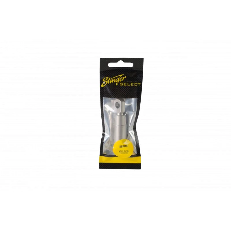 Stinger SSPR4 4Ga Set Screw Ring Terminal Satin