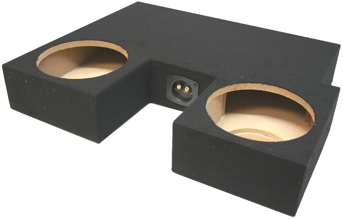ASC Single 12" Sub Box For Regular Cab Trucks – MDF Sealed Enclosure Fits Behind Seat