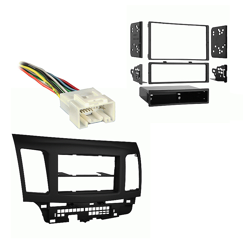 Fits Mitsubishi Lancer 2008-2014 Single/Double DIN Harness