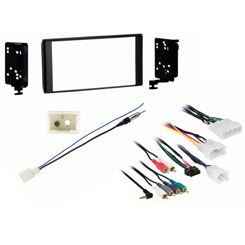 Subaru Impreza 2012 2013 2014 w Factory Amp Double DIN Stereo Harness