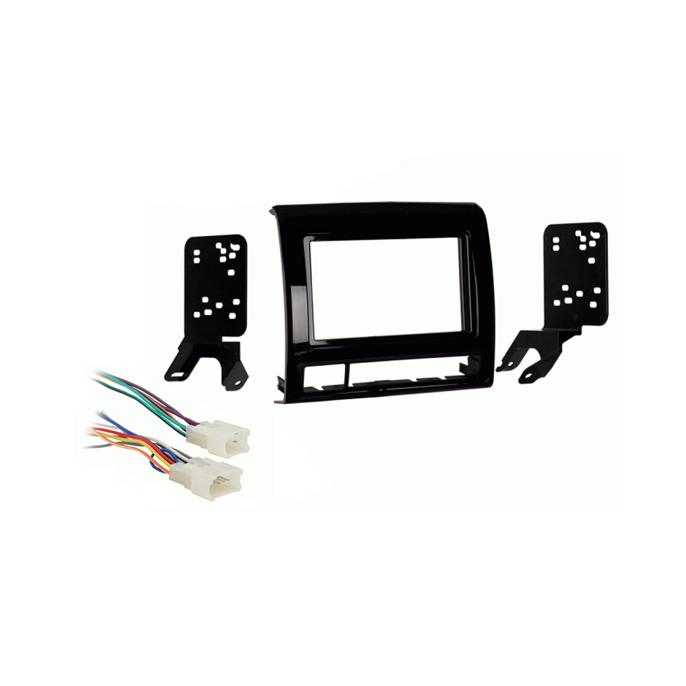 Toyota 2012 2013 2014 2015 Double DIN Car Stereo Harness Radio Dash Kit Matte Black SC2