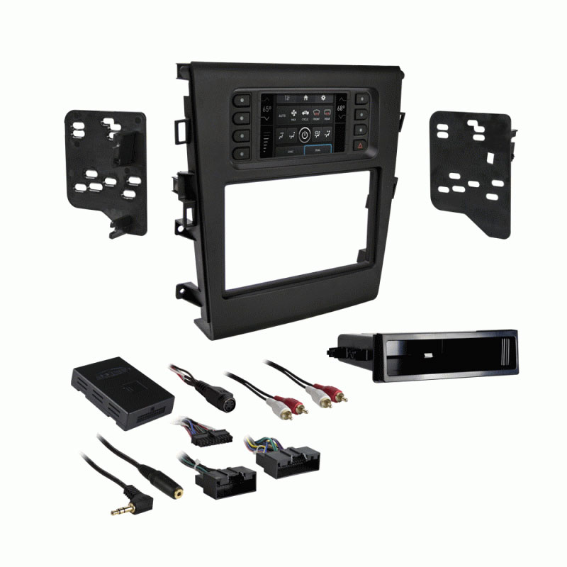 Ford Fusion 2013 2014 2015 2016 2017 Single or Double DIN Stereo Harness Radio Install Dash...