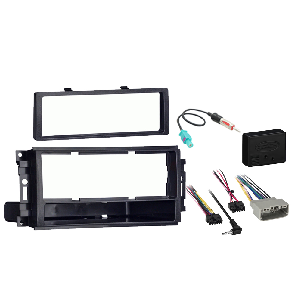 jeep wrangler single din radio dash adapter