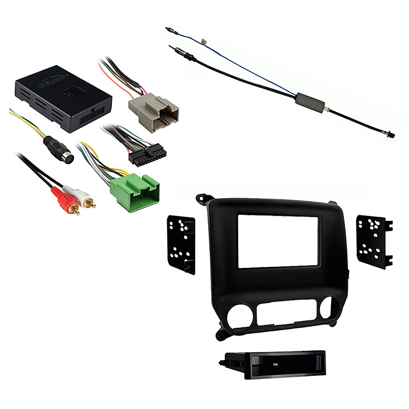 Chevy Silverado 1500 2014 Single Double DIN Stereo Harness Radio Dash